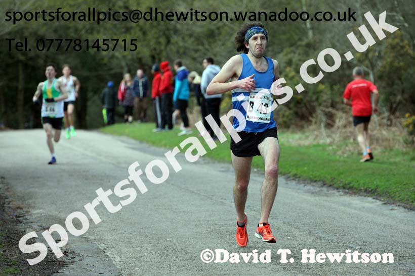 Senior mens English National 12 Stage Road Relay, 2016 English National 12 and 6 Stage Road Relays, Sutton Coldfield, Birmingham. Photo: David T. Hewitson/Sports for All Pics